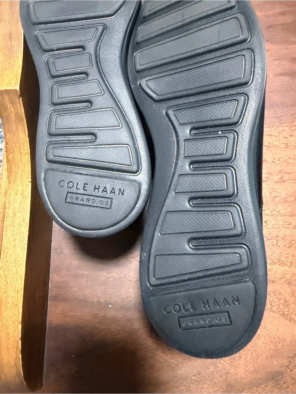 Cole Haan Black Lace-Up Oxfords